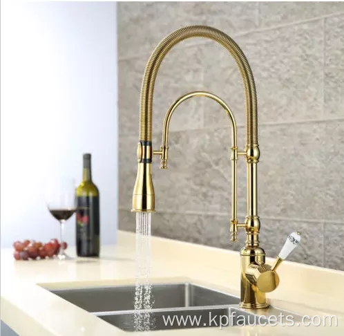 Multifunction Copper Kitchen Sink Tap Faucet