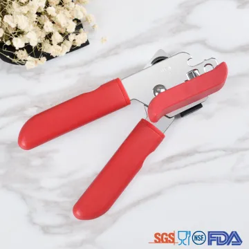 Ergonomic design plastic color handle tin opener