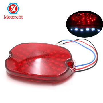 RTS Motorcycle LED Rear Tail Light - Red Brake and Running Light