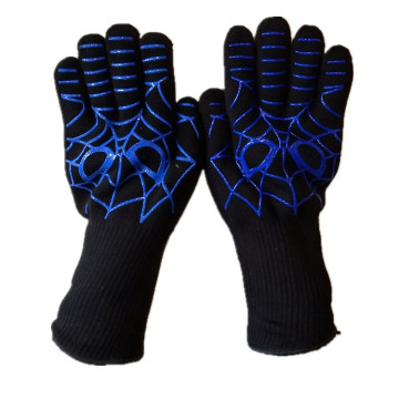 Customized Barbecue Glove Thick BBQ Grill Glove Extreme Heat Resistant