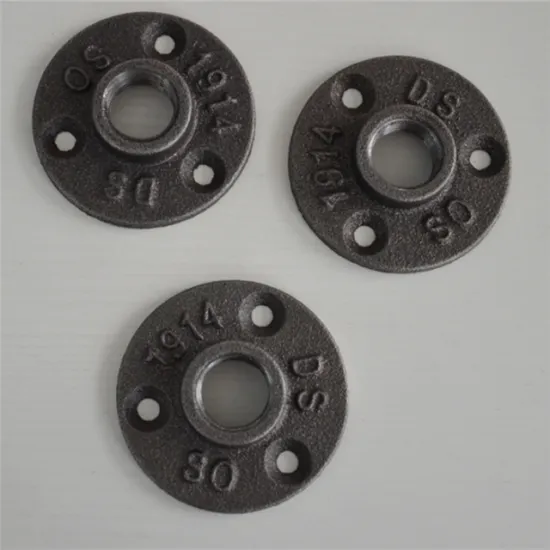 BSP Malleable Iron Pipe Fittings Floor Flange 3/4"