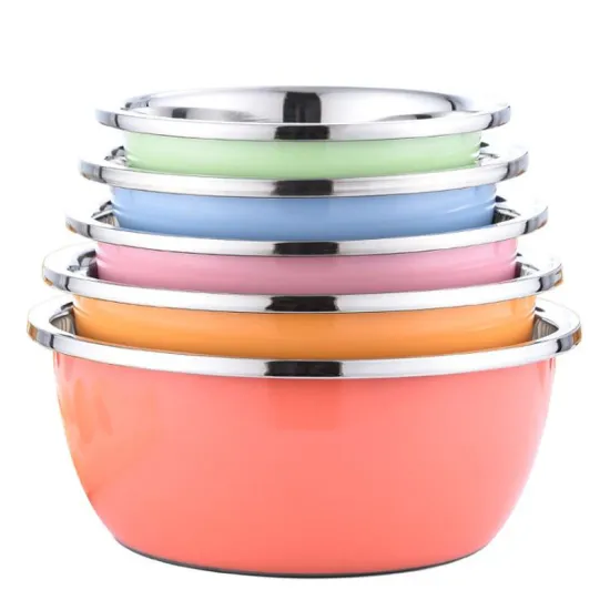 Stainless Steel Food Grade Kitchen Basin Thickening Set