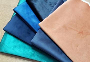 Plain Fabric 100% Polyester Solid Color Dutch Velvet