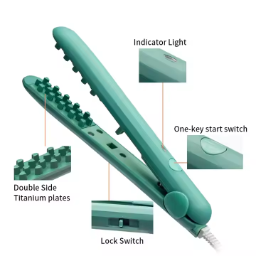 C&C Custom Ceramic Flat Iron Private Label Portable Professional Hair Straightener