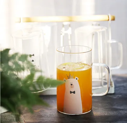 Home decoration juice cup milk coffee glass cup