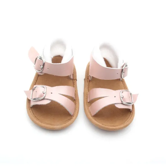 2017 Newest Design Summer Baby Girls Sandals Buckle Girls Fat Sandals