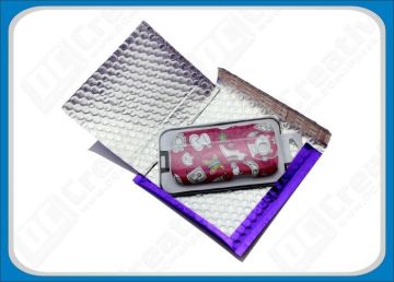 Blue , Golden Pet Foil Metallic Bubble Mailers Packaging Bubble Envelopes Oem