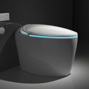 Gravity Flushing Smart Toilet Bowl - Affordable Smart Toilet Seat with Intelligent Automatic Operation