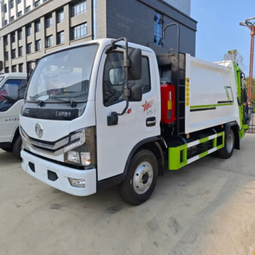 Dongfeng 4x2 5.5cbm de caminhão compactador de lixo