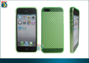 Durable Special Mesh Tpu Case With Anti-scratch Coating For Iphone 5 Protective Cases