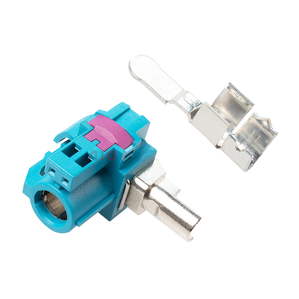 Straight Right Angle HSD LVDS Coaxial Crimp Adapter