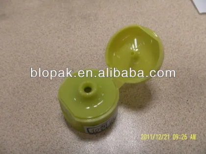 green arc angle flip top cap plastic tubes