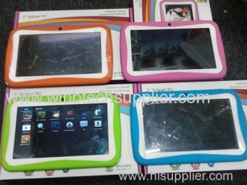 Enfants Tablet Pc sous Android 4,1 enfants Tablet Pc personnalisé pour enfants étudient logiciel libre fournir multilingues