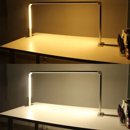 Nail Desk Lamp with Moon Sharp Perfect Nail Tech Lamp for Lashes Nails