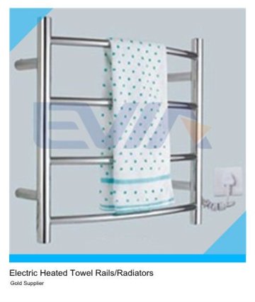 Curved electric Heated Towel Rail