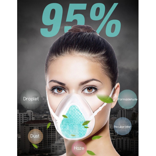 Wiederverwendbare waschbare Silikon-Gesichtsmaske in Lebensmittelqualität