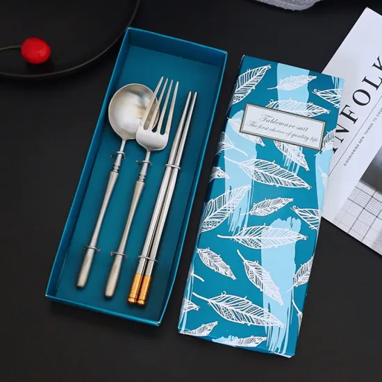 Mirror Polishing 18/8 Stainless Steel Tableware Set