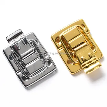 Golden Toggle Latch: Premium Quality Aluminum Case Hasp Buckle for Chest Boxes, Suitcases, Cabinets, and Tools