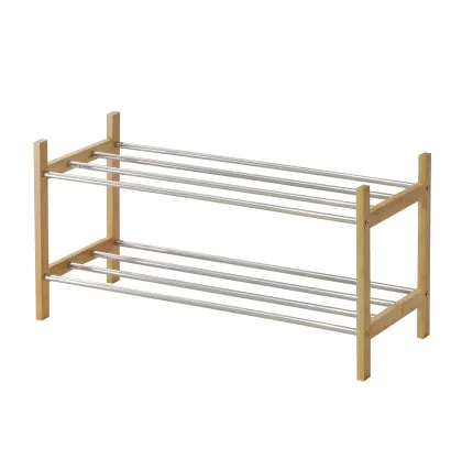 Metal Shoe Rack and Pine Shoe Rack Organizers