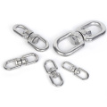 Stainless steel swivel eye hook and loop