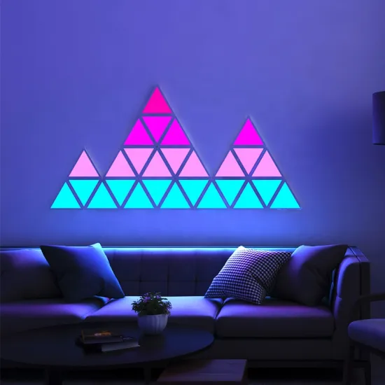 SENSELED Smart RGB Triangle LED Panel Lights - 9pcs Kit