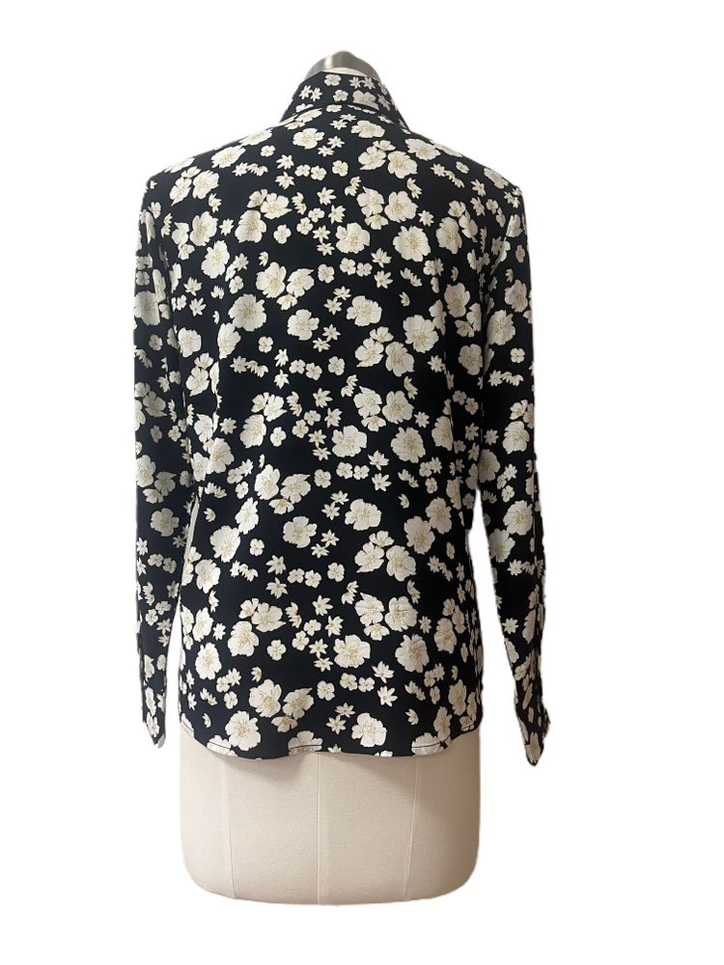 Viscose Print Long Sleeve Blouse