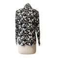 Women's Floral print Collar Shirt Blouse