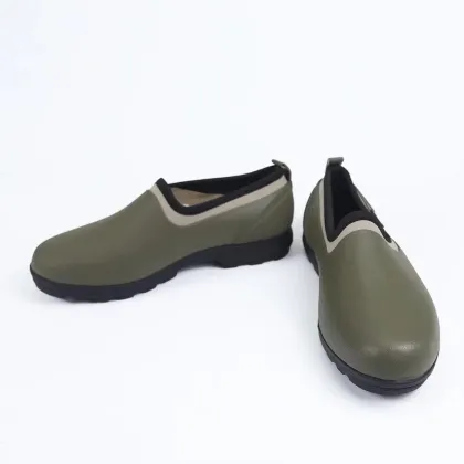 Women's Rain Boots with Low Heel