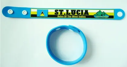 clearance sale emboosed lovely cartoon character printing stripe charms calvin harris silicone wristband