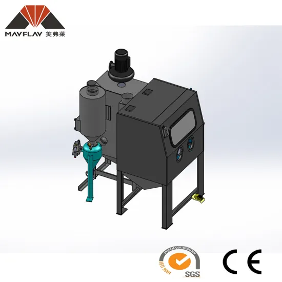 Mayflay Automatic Heavy Duty Air Blaster Sandblasting Machine For Sale