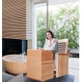 Home Saunas Preise 200 Fuß Sauna Hemlock Wood Sauna Stuhl