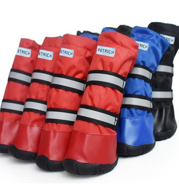 Waterproof pet rubber rain boots