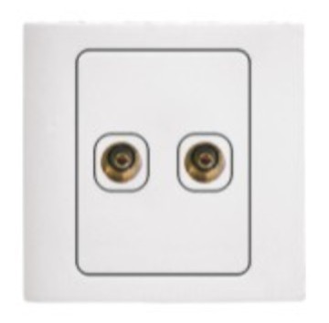 F6J 2 Gang TV Socket