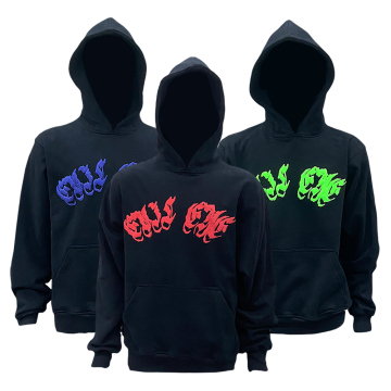 Kustom Custom Berkerudung Pullover Foam Printing Hoodies Casual