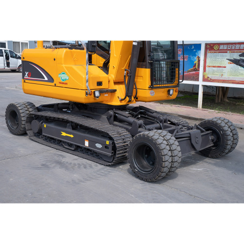 9 ton excavator wheel-crawler excavator with Yanmar engine