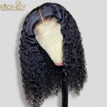 Water Wave Short Bob Lace Front Human Hair Wigs 13x4 Brazilian Hair Bob Wigs Preplucked For Women Full Hair Frontal Wigs