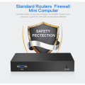Quad Core 4 LAN Rangkaian Keselamatan Mikrotik Router