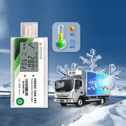 LCD Display Temperature Data Logger for Medicine Cold Chain