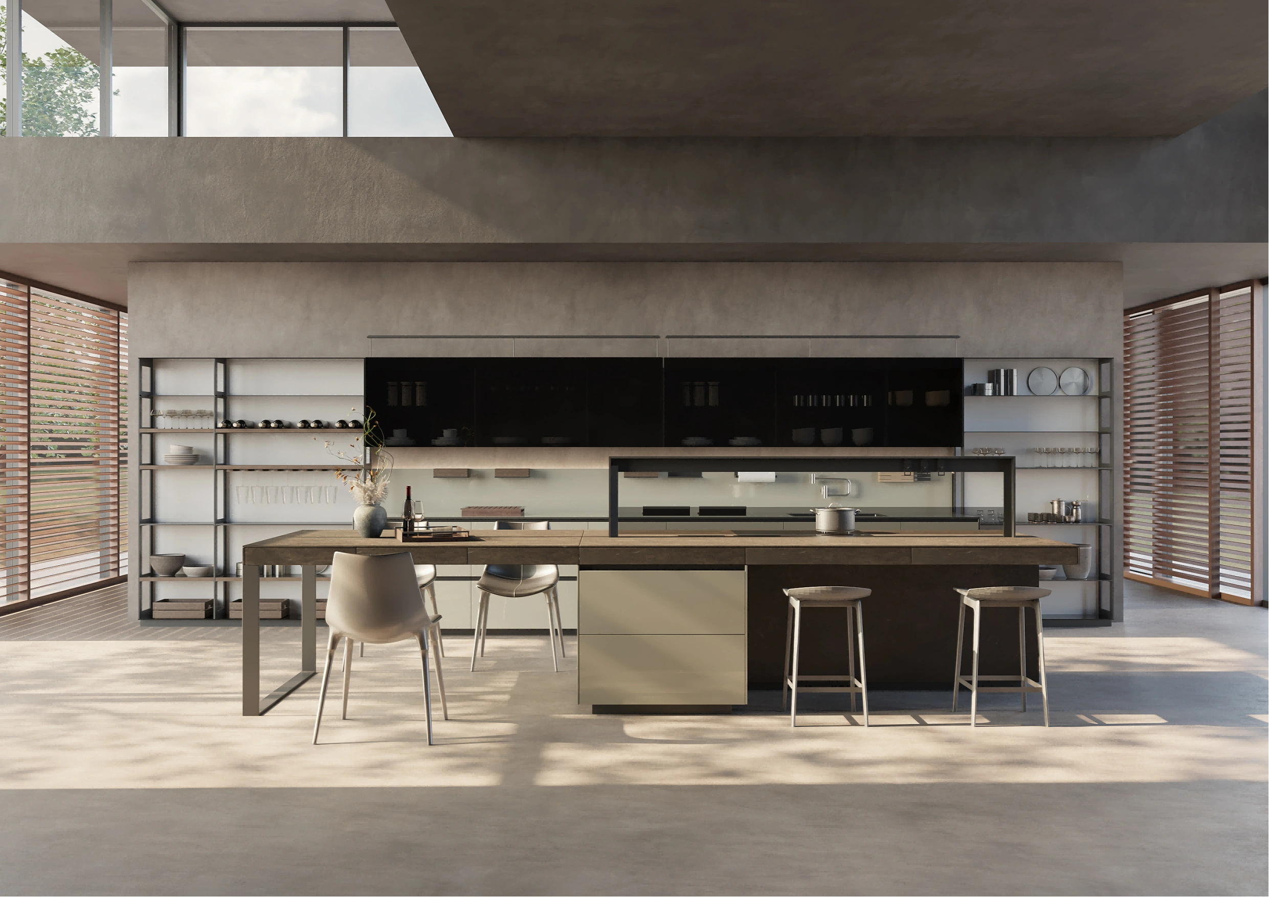 P2 Modular Kitchen System – Overhead Storage Design China Manufacturers ...