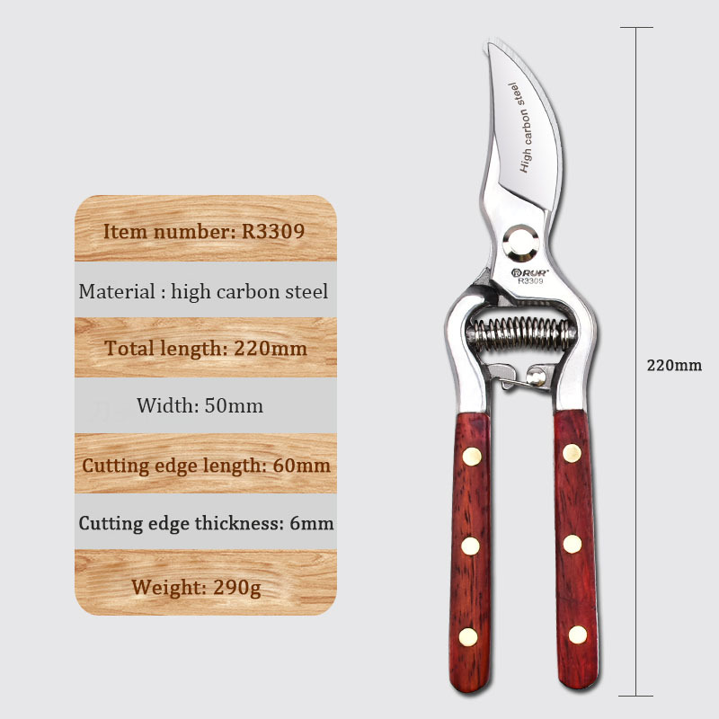 Professional Orchard Gardening Hand Tools Garden Scissors Bonsai Plant Branches Trimming Bypass Pruner SK5 Pruning Shears