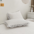 Bán buôn Phong cách mới Ice Lace Mat Bedskirt Set