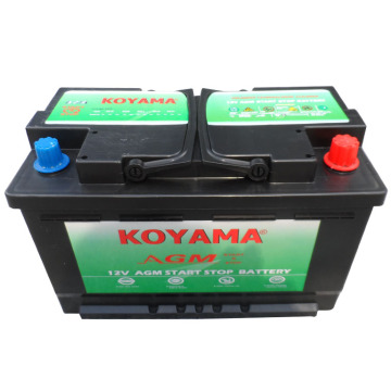 South America Market AGM Car Start-Stop 12V DIN Battery - Good Quality