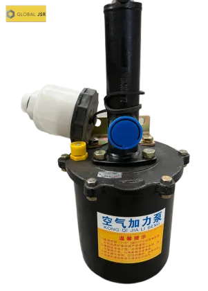 Excavator air booster pump