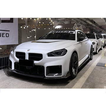 Carbonado OD Trockener Carbon Stoßfänger Lippensplitter Seitenröcke Hecklippendiffusor für BMW M2 G87 Limousine