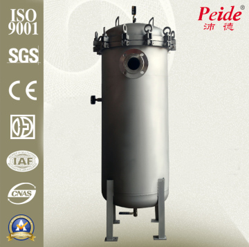 Large flow stainless steel bag filter for industry