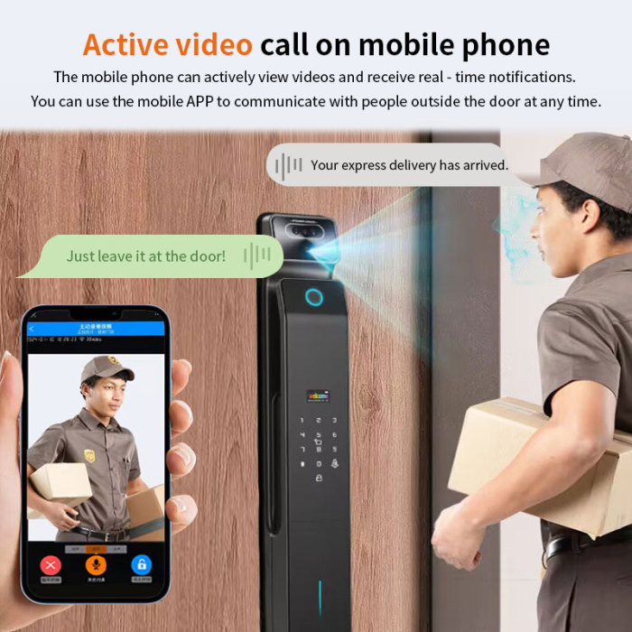 Биометрический отпечаток пальцев, распознавание ладони, умный замок дверной двери