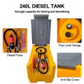 Portable gasoline plastic diesel fuel poly storage tank