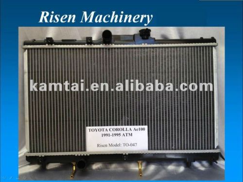 Auto Radiator for TOYOTA COROLLA AE100