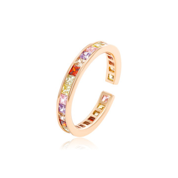 Adjustable, Plated Ring: A Luxurious, Fashionable Accessory in Simple Colored Styles
