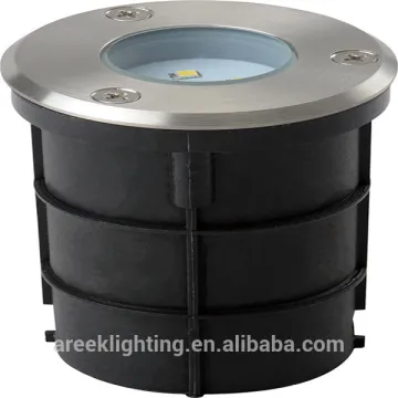 Round Shape 220-240V IP67 4*0.2W LED Die-cast aluminium body and 304 Stainless steel cover Underground Light